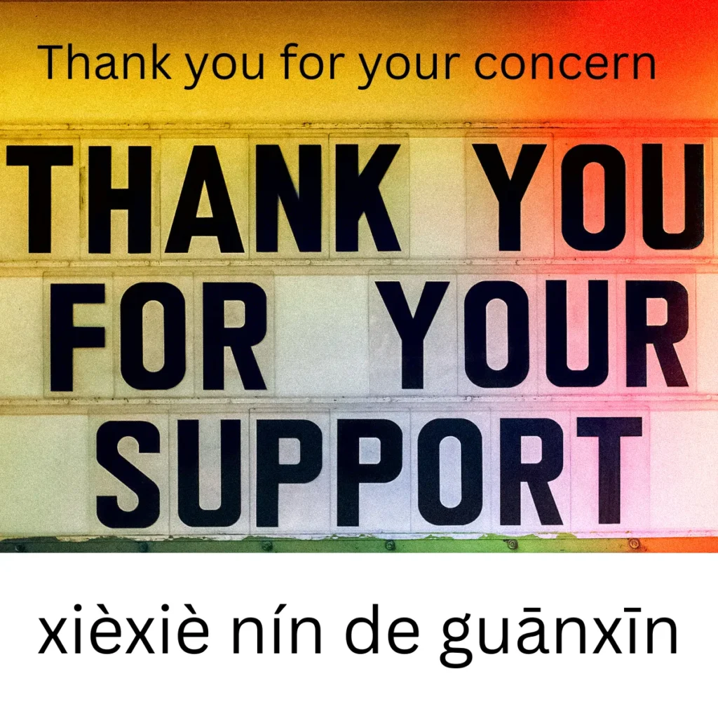 Thank you for your concern