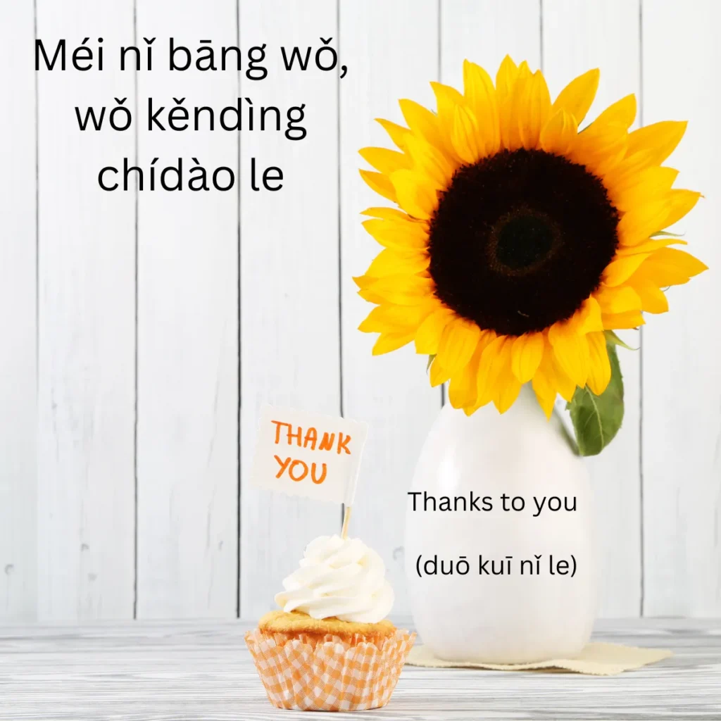 Thanks to you