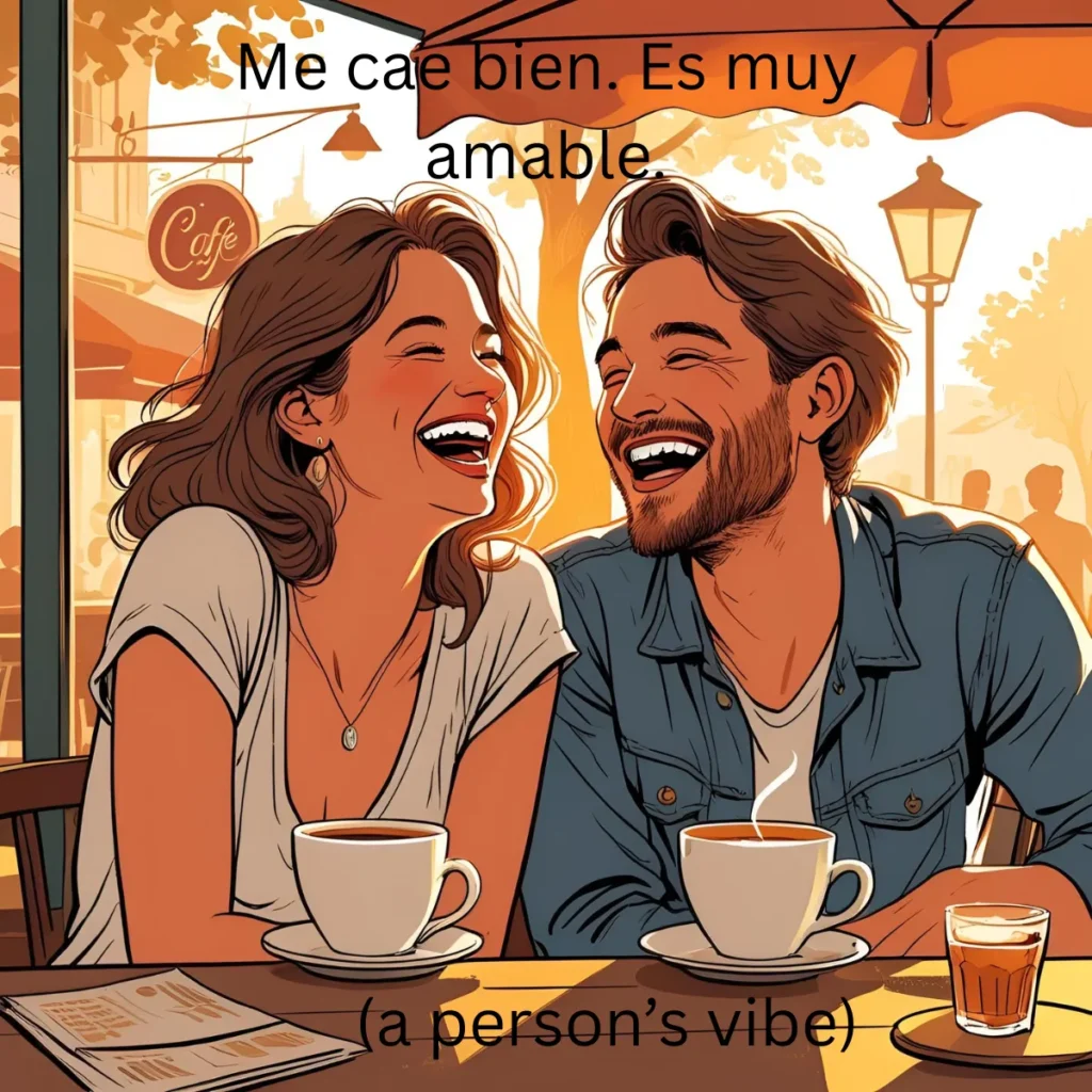Caer bien