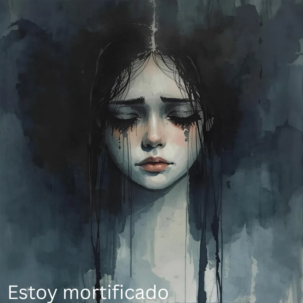 Estoy mortificado