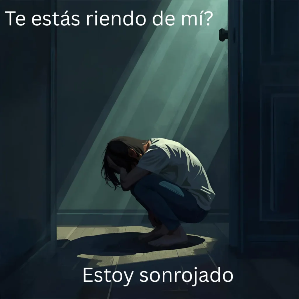 Estoy sonrojado