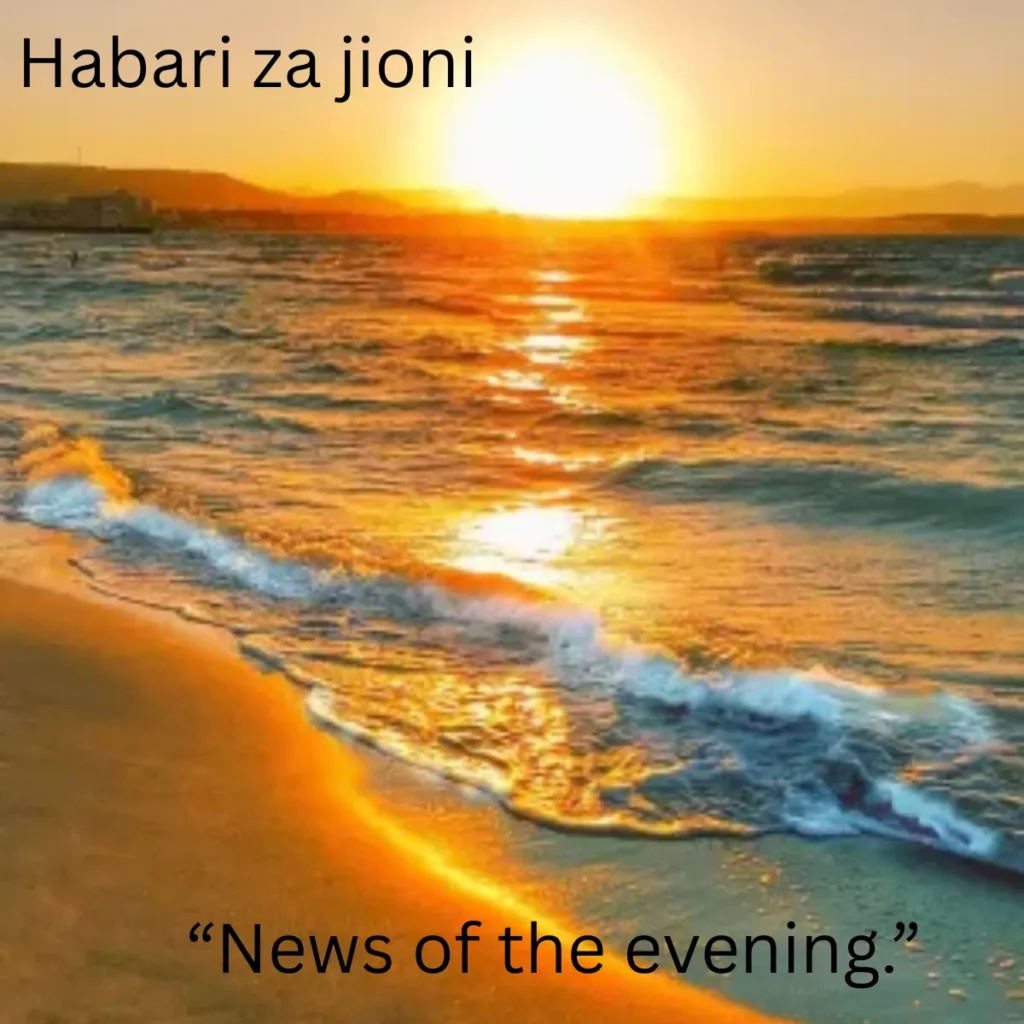 Habari za jioni