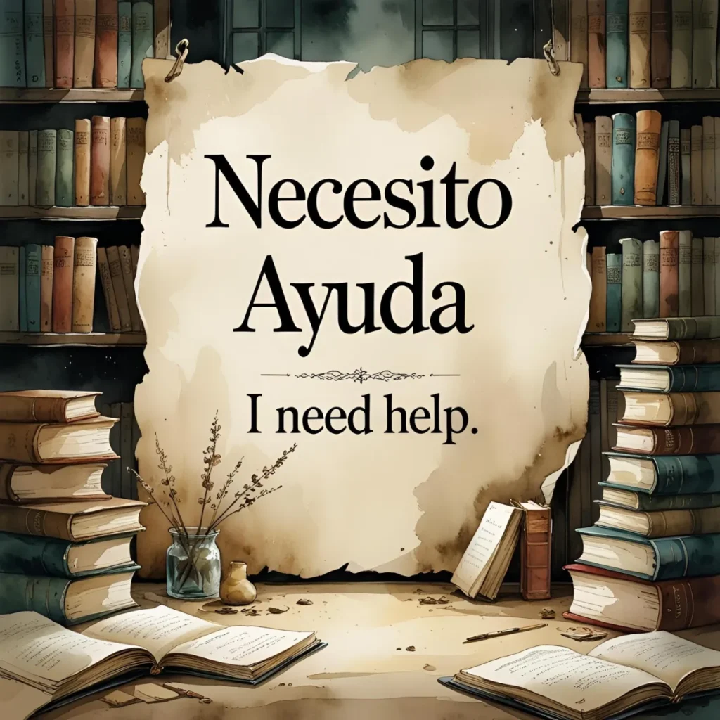Necesito ayuda