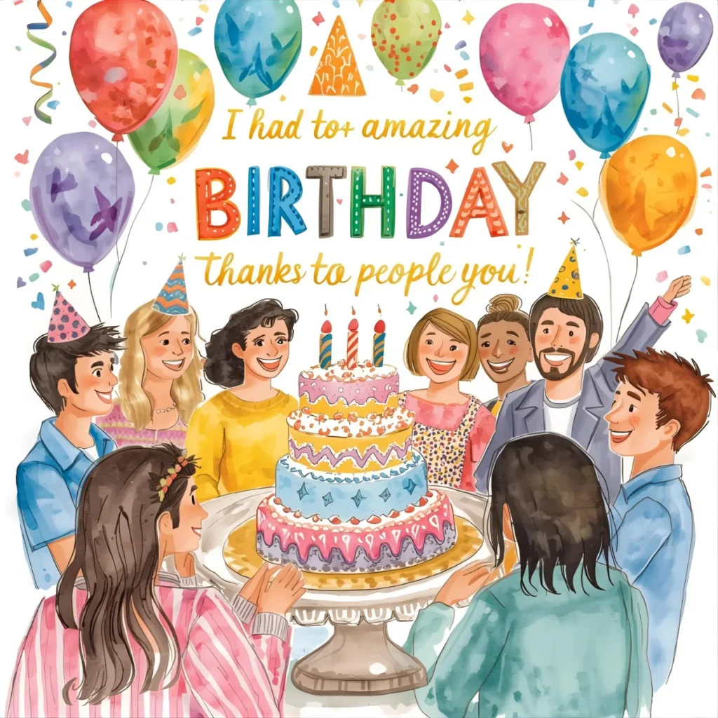 I had an amazing birthday thanks to people like you