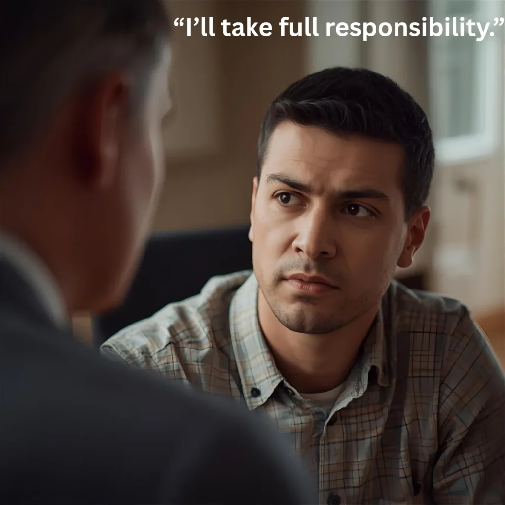 I’ll take full responsibility