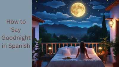 How to Say Goodnight in Spanish
