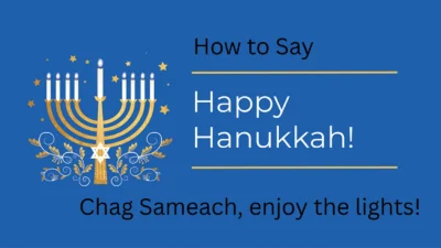15 Ways How to Say Happy Hanukkah