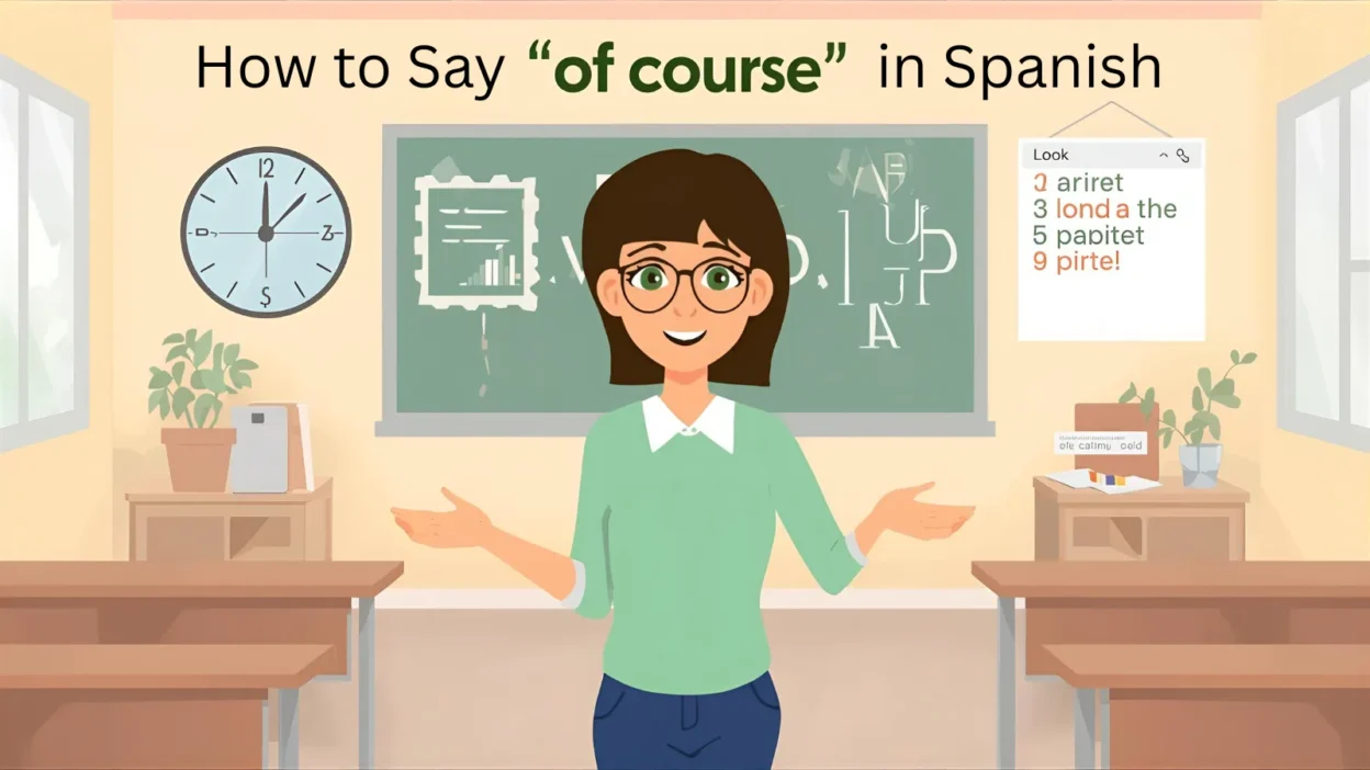 How to Say Of Course in Spanish