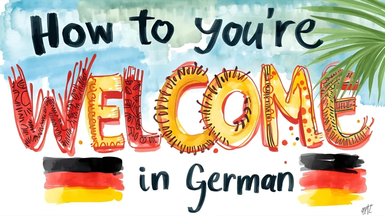How to Say You're Welcome in German