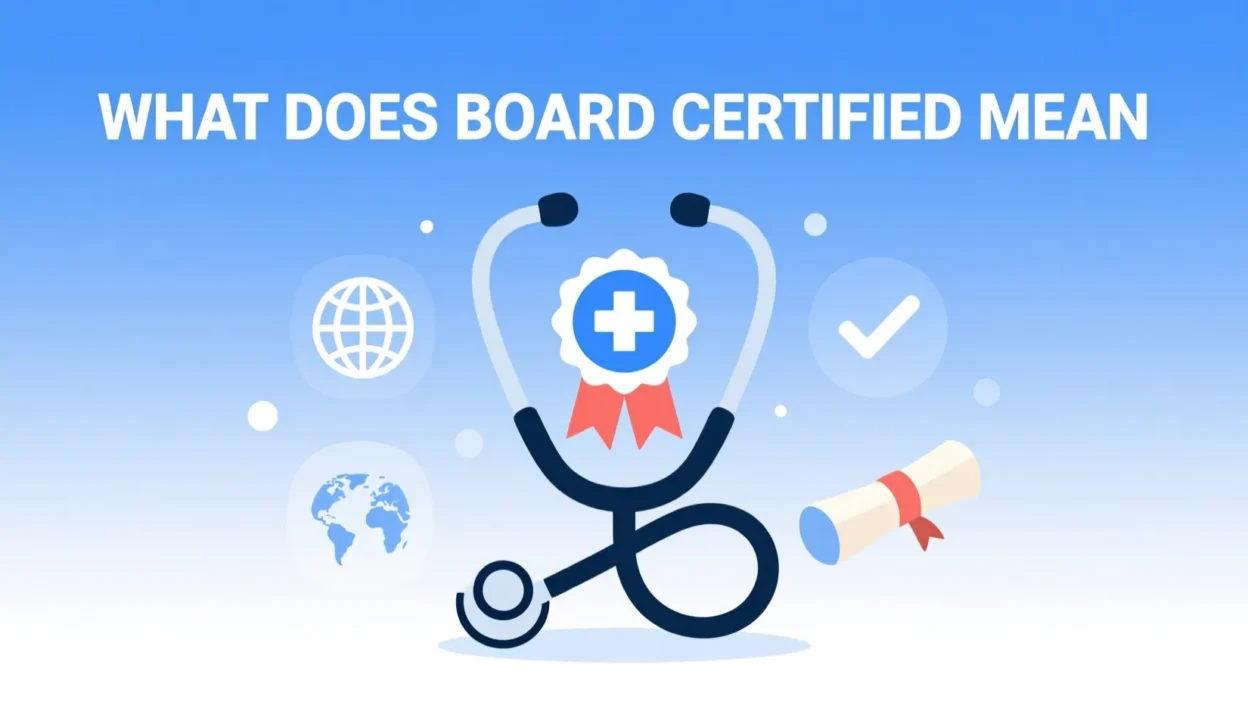 What Does Board Certified Mean