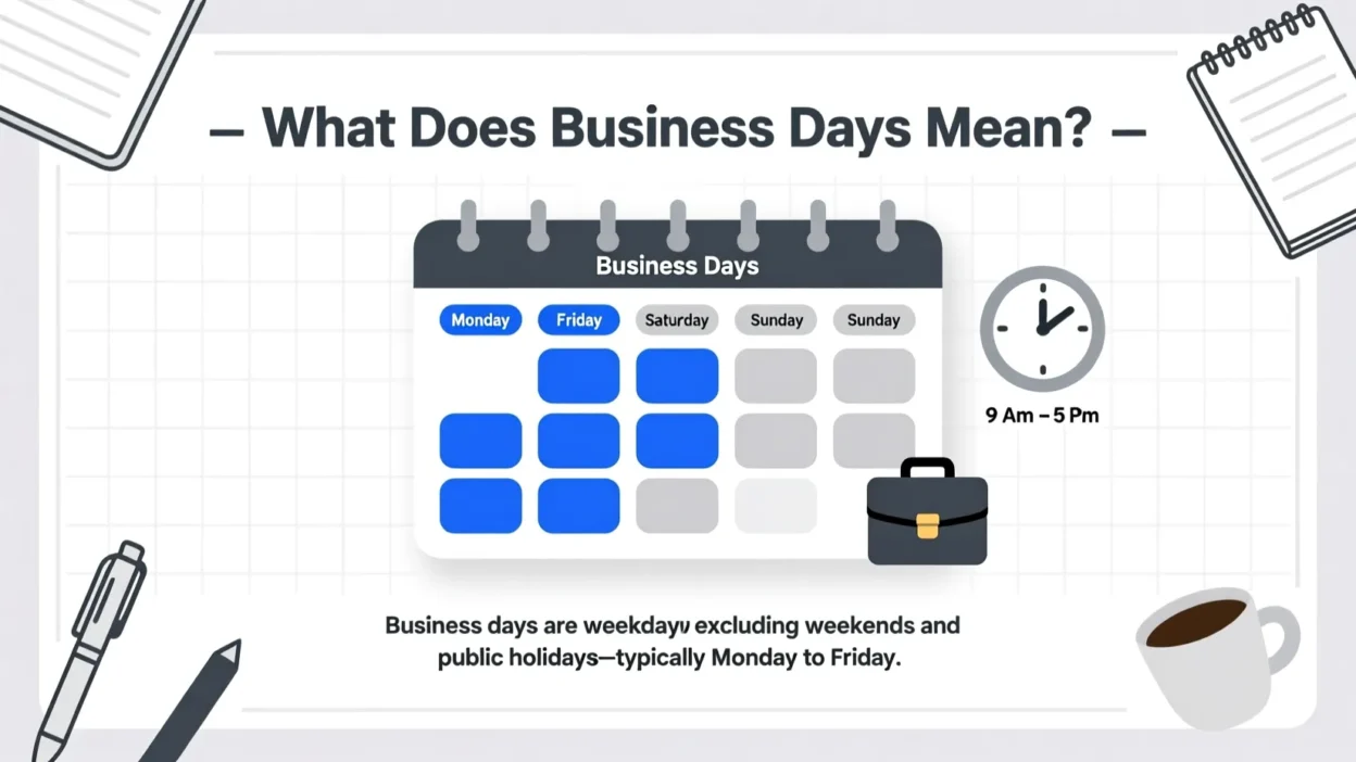 What Does Business Days Mean