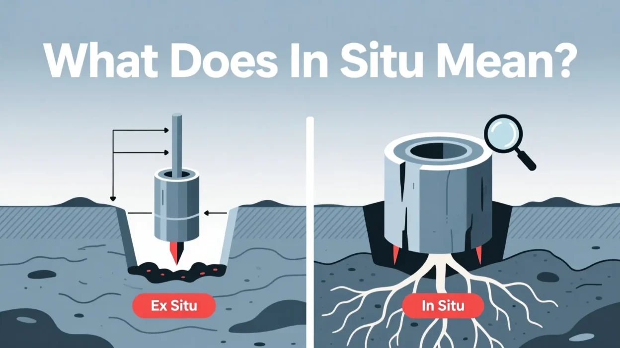 What Does In Situ Mean