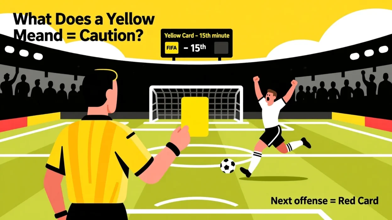 What Does a Yellow Card Mean in Soccer