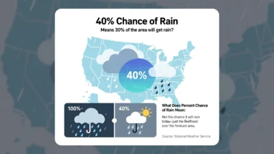 What Does Percent Chance of Rain Mean
